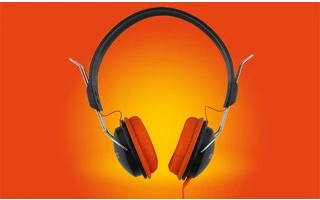 On-Earz Lounge Black Orange