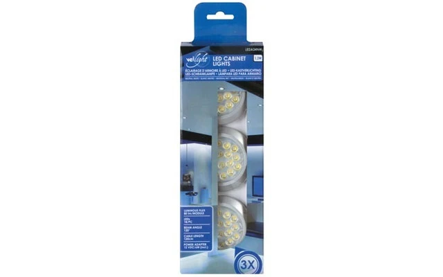 Lámpara LED para armario - 3 x 1.2W - Blanco neutro