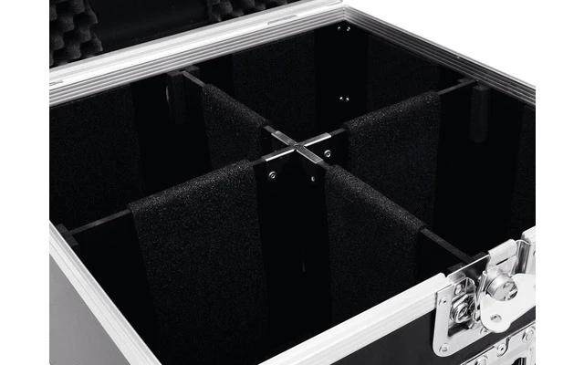 Roadinger Flightcase 4x focos PAR-56 cortos