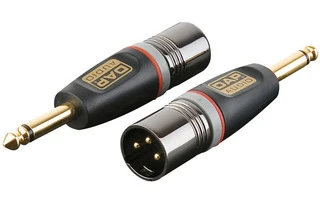 Adaptador XLR macho 3 polos a Jack macho - XGA27