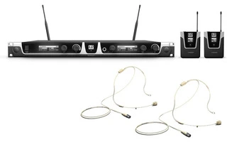 LD Systems U506 UK BPHH 2 Sistema inalámbrico con 2 petacas y 2 micrófonos de diadema