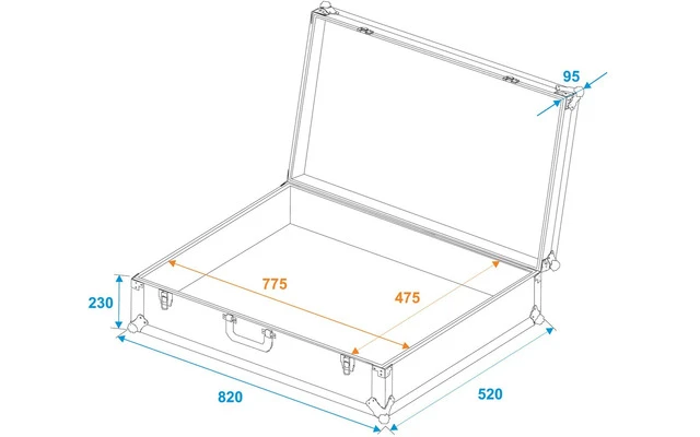 ROADINGER Case universal Tour Pro 82x32x52