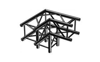 BeamZ P30-C30 Truss 3 vias corner 90º Negro