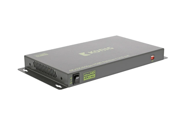 Splitter HDMI Entrada HDMI - 8x Salida HDMI Gris oscuro