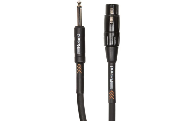 Roland RMCB20HIZ Cable serie Black jack mono a XLR hembra 6 m