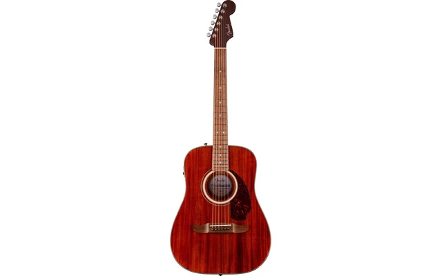 Fender California Deluxe Redondo Jr E Mahogany Wn Natural