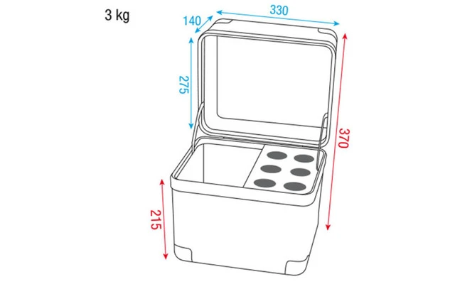 DAP Audio caja ABS para 6 micrófonos