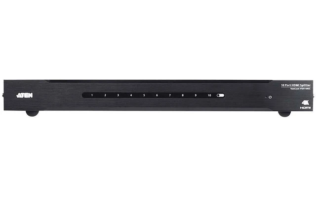 Aten VS0110HA-AT-G - 10-Port 4K Splitter HDMI Negro