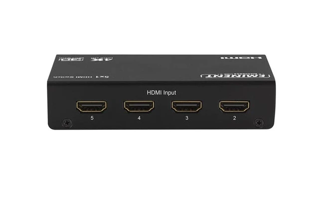 Eminent - Interruptor HDMI 5x1 - 3D y 4K - Mando a distancia