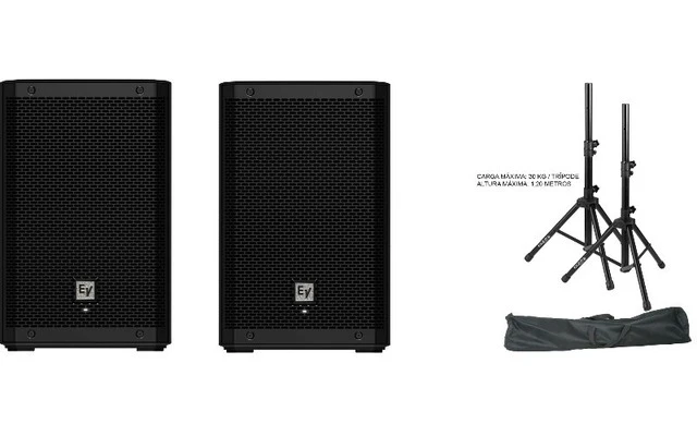 Pack Estéreo Electro Voice ZLX 8P G2 con Trípode