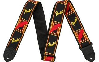 Fender Monogrammed 2' Black/Yellow/Red