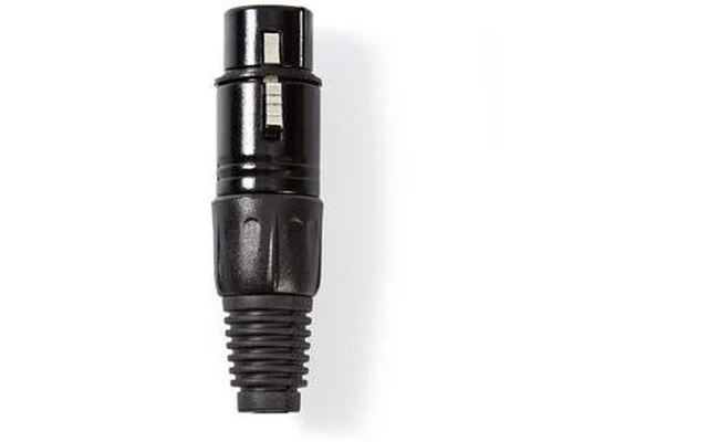 Nedis COTP15902BK - Conector XLR 3 Pin hembra - Negro