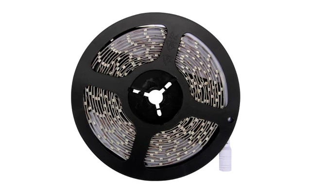 Juego con cinta de LEDs flexible y adaptador de red - ultravioleta - 150 LEDs - 1,5m - 12 VDC-s