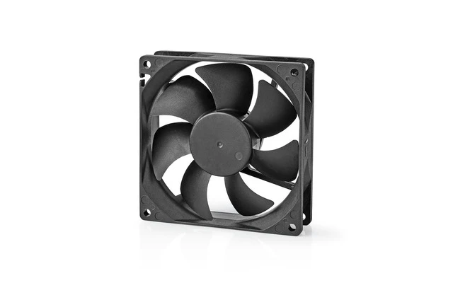 Ventilador para Ordenador - CC - 92 mm - 3 Pines - Silencioso - Nedis DCFAN9225BK