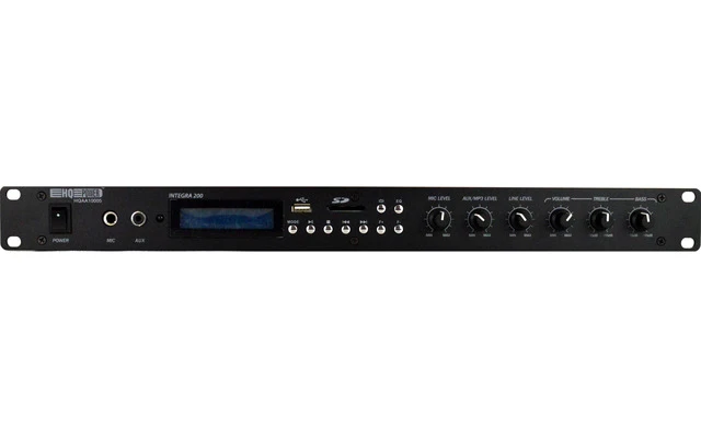 HQ Power HQAA1005 - Amplificador P.A con reproductor MP3 - 2 x 100W