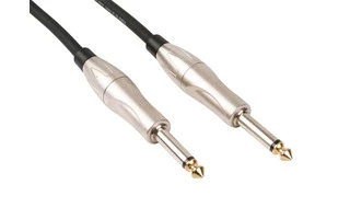 Cable patch profesional 6.35mm mono a 6.35mm mono - 2 metros