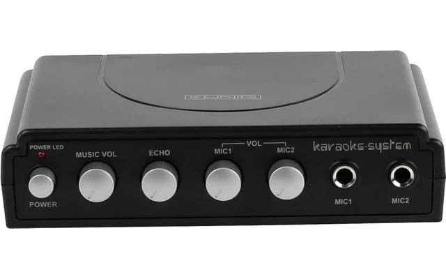 Karaoke Mixer + 2 micrófonos negro HAV-KM11