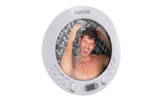 Radio FM para ducha con espejo - HAV-SR40