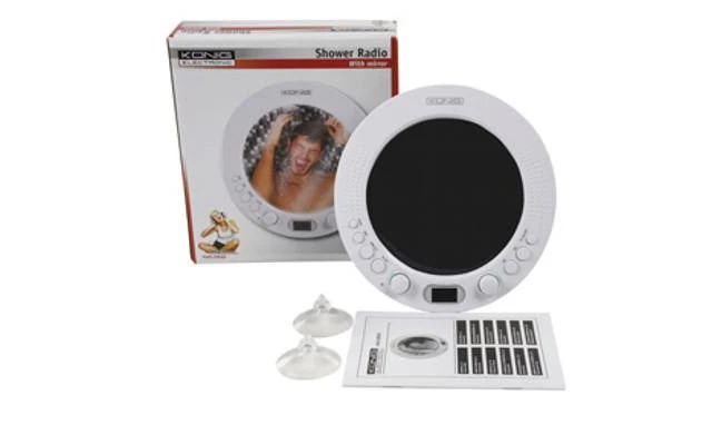 Radio FM para ducha con espejo - HAV-SR40