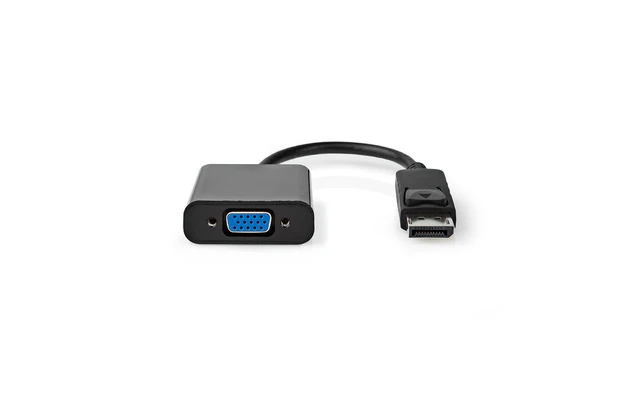 Cable Adaptador DisplayPort - VGA - DisplayPort Macho - VGA Hembra - 0,2 m - Negro