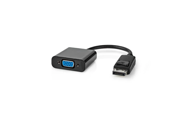 Cable Adaptador DisplayPort - VGA - DisplayPort Macho - VGA Hembra - 0,2 m - Negro