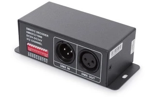 Controlador DMX para cintas de LEDs digitales profesionales