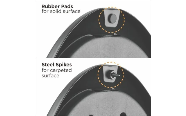 Audizio HTS12 Satellite Speaker Floor Stand, set of 2