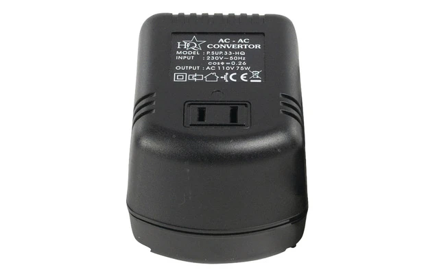 Adaptador de corriente 230 VAC - AC 110 V 0.6 A