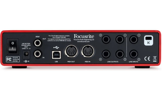 Focusrite Scarlett 6i6 2nd Gen