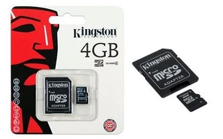 KingSton SecureDigital/4GB microSDHC Class 10