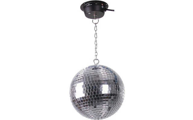 Eurolite Bola de espejos 20 cm con Foco PAR con ruleta de colores