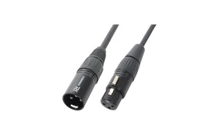 PD Connex Macho XLR- Hembra XLR, negro, 3m