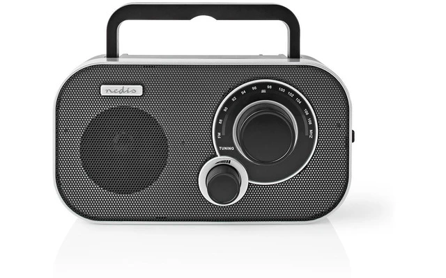 Radio FM - Diseño portátil - FM - Alimentado por baterias / Alimentado por la red - Analógico - 