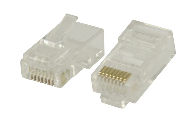 Conectores RJ45 para cables UTP CAT6 trenzados 10 uds - Valueline VLCP89305T