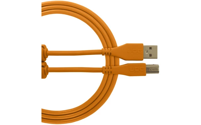 UDG Cable USB 2.0 A-B - Recto - Naranja - 1 Metro