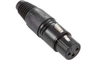 Conector aéreo XLR CANON hembra negro