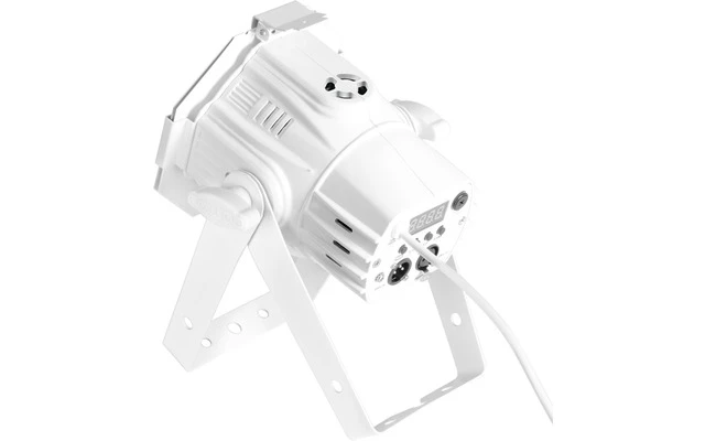 Cameo Studio Mini PAR Q 8WWH - Foco PAR LED de cuatro colores RGBW 7 x 8 W con carcasa blanca