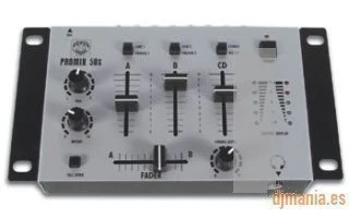 Mesa de mezclas estereo de 3 canales + 2 entradas micro