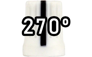 DJ Techtools Chroma Caps Super Knob 270º Blanco