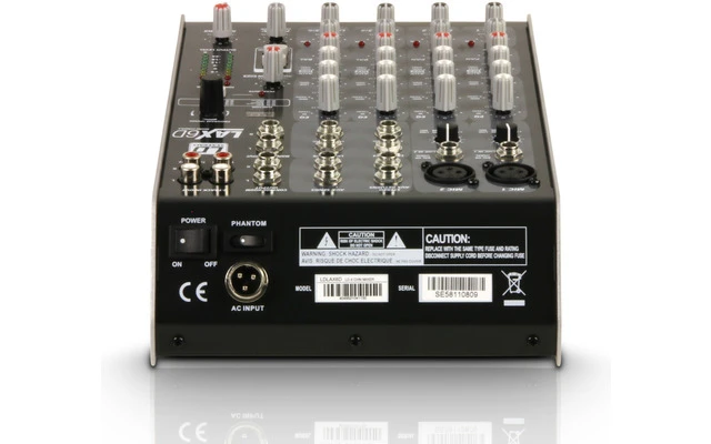 LD Systems LAX 6 D - Mesa de Mezclas 6 Canales con DSP