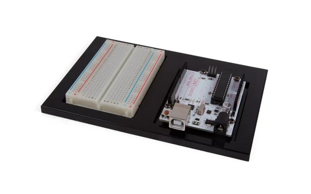 SOPORTE DE PROYECTOS PARA PLACA DE DESARROLLO ARDUINO® UNO + PLACA DE PRUEBAS