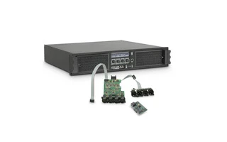 Ram Audio W 9004 DSP AES Amplificador de PA 4 x 2260 W 2 Ohmios con Módulo DSP con Entrada digit