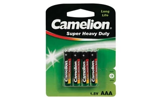 ZINC-CARBÓN AAA / R3 1.5V (4 uds./blister)