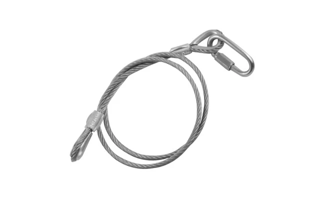 ADJ Cable Seguridad 60cm - Carga máx : 60 Kg - Grosor 6mm 