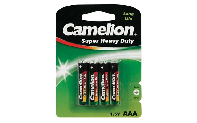 ZINC-CARBÓN AAA / R3 1.5V (4 uds./blister)