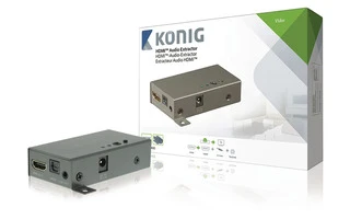 Extractor de audio HDMI con entrada HDMI y salida HDMI + Audio