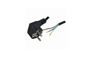 Cable de Alimentación Schuko Macho - Abierto 3.00 m Negro - Valueline VLEP10700B30