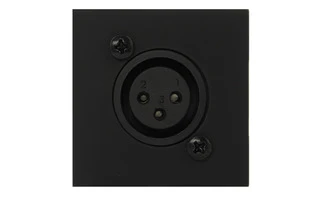 Audac CP 43 XLFB Placa de conexión con XLR hembra negra