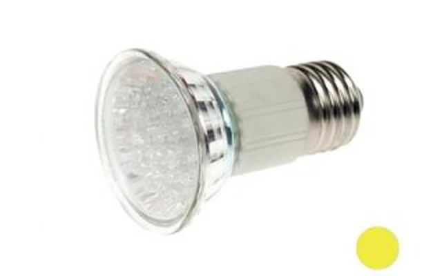 BOMBILLA LED E27 - COLOR AMARILLO - 240VAC - 18 LEDs