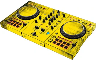 DDJ 400 Skin - BlackNYellow